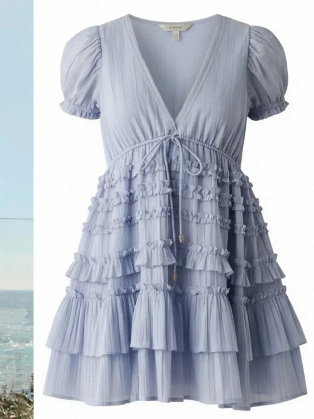 Free People Free-est Darcy Ruffle Babydoll Mini Dress